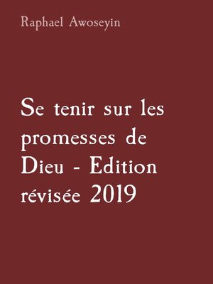 cover image of Se tenir sur les promesses de Dieu--Edition révisée 2019